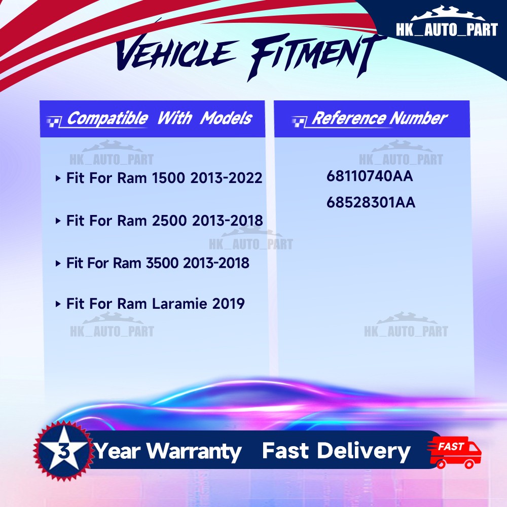 Clock Spring W/ Angle Sensor for 2010-2022 RAM 1500 With Heated Steering Wheel