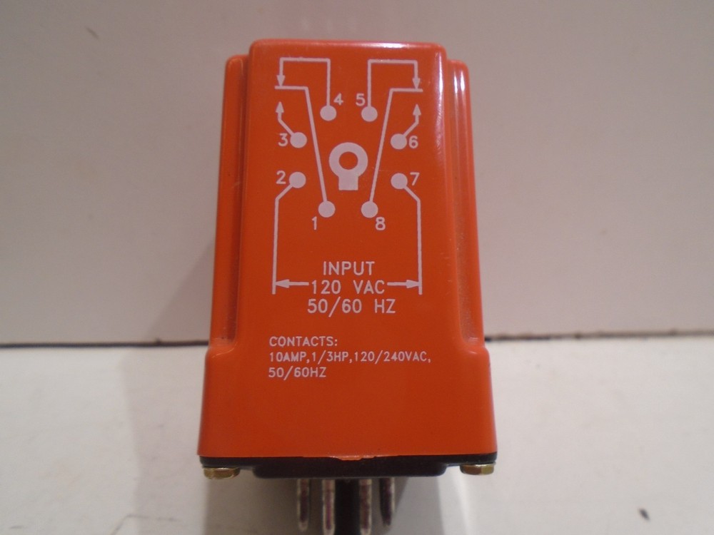 NCC A1M-0999M-461 MULTIPLE RANGE TIMER 120VAC 8-PIN 10A