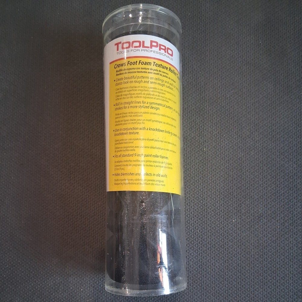 ToolPro Crows Foot Foam Texture Roller Cover TP15180