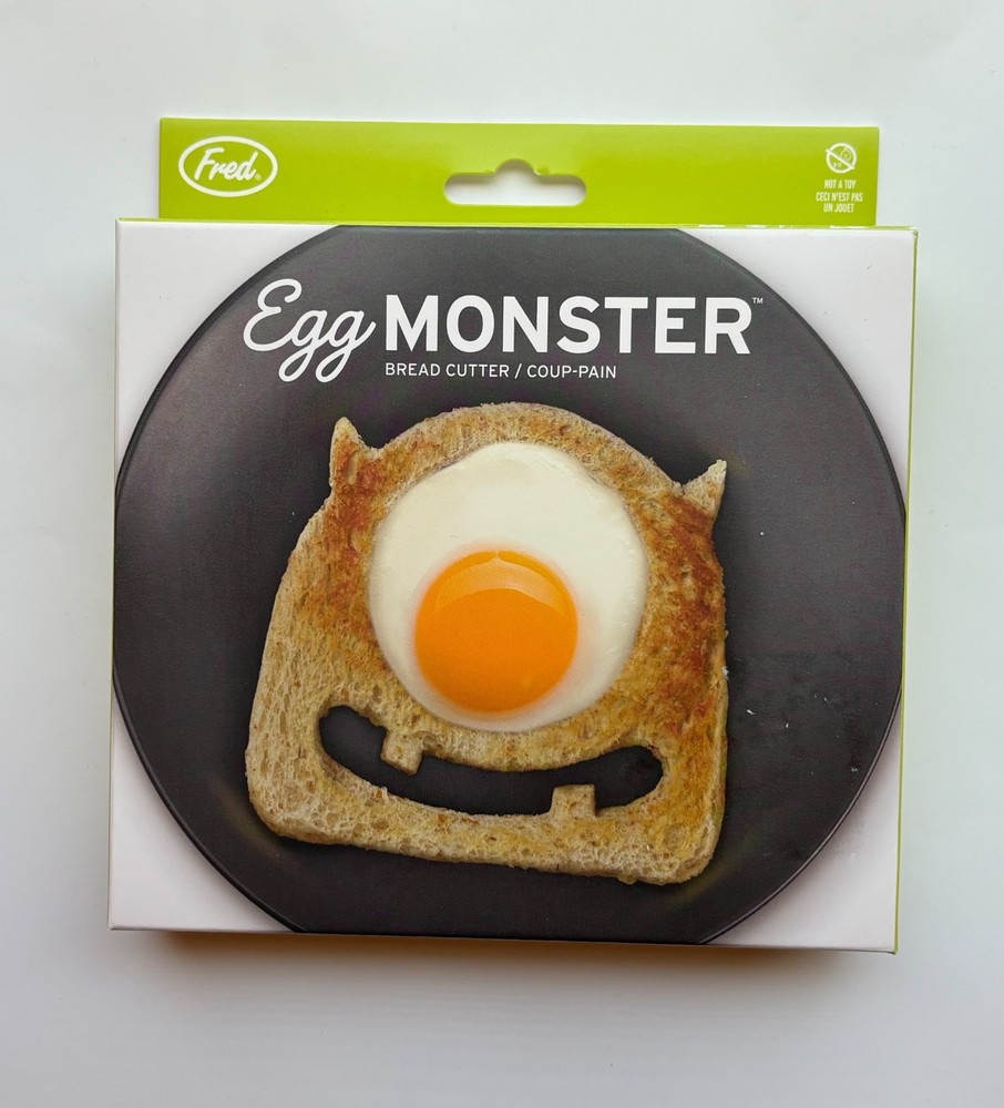 Fred Egg Monster Bread Cutter - Brand New, Never Opened