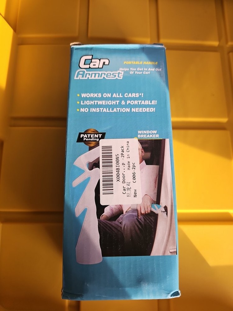 Car Armrest Portable Handle - 2 Pack