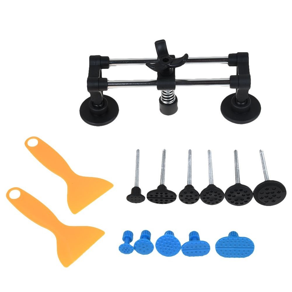 Auto Body Dent Puller Kit Bridge Dent Puller for Door Dings and Hail Damage