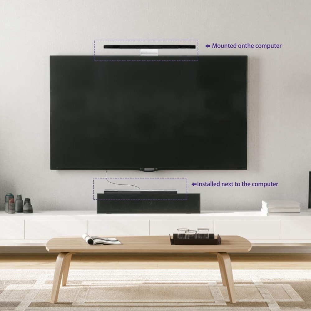 Sensor Bar for Wii, Replacement Wired Infrared Ray Sensor Bar for Wii U Console