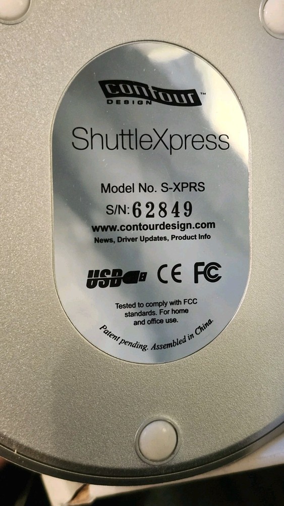 Contour ShuttleXpress Multimedia Controller With 5 Programmable Buttons NEW