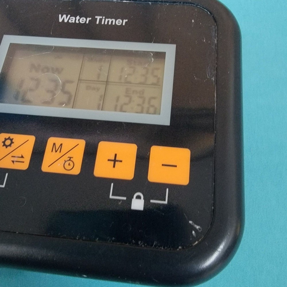 Irrigation Water Timer 9 Timing Programs Battery Powered Rain Sensor Tested