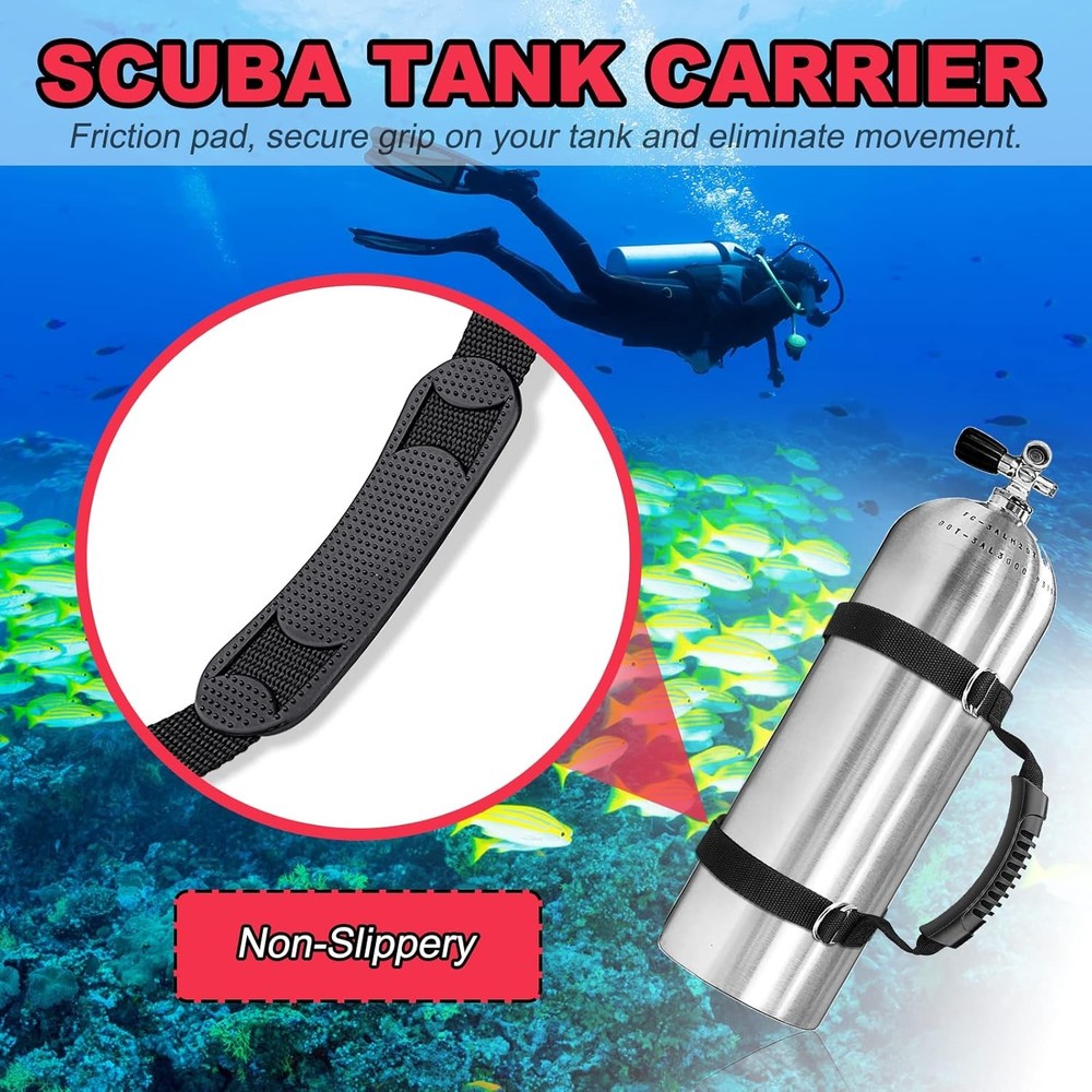 Scuba Tank Carrier Strap with Handle