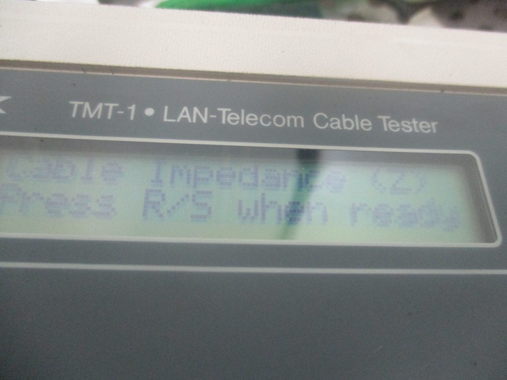 Wavetek Model: TMT-1 Type IV LAN Telecom Cable Tester with Manual