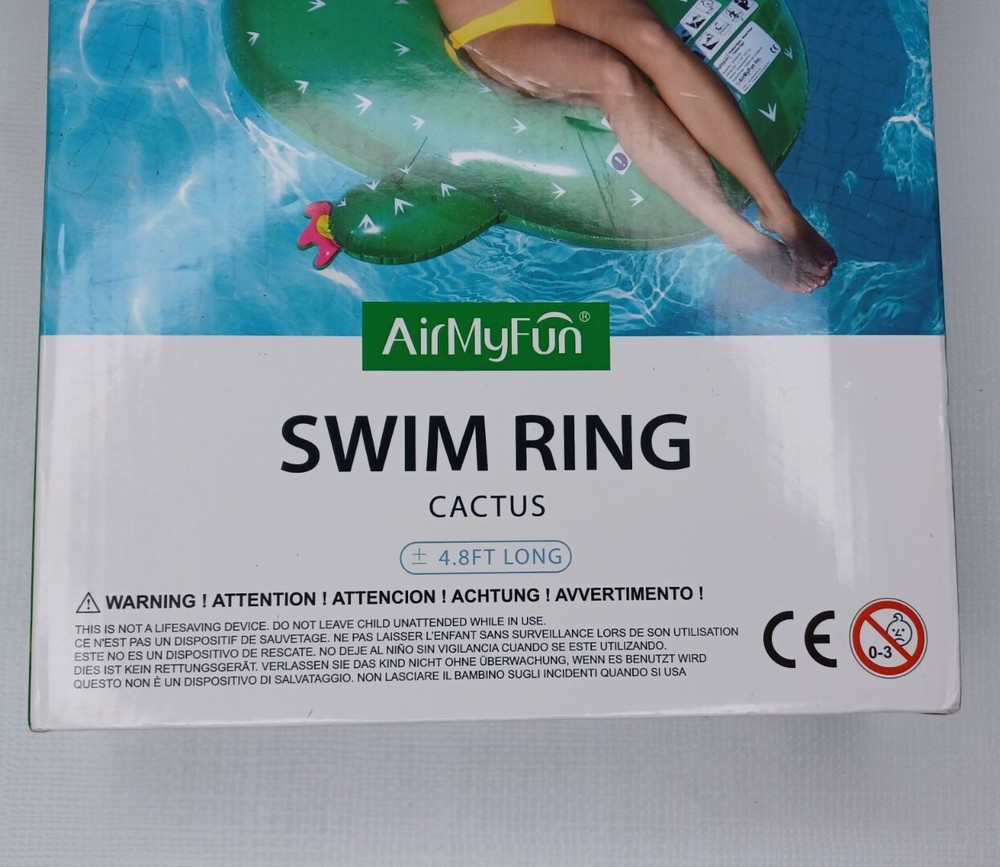 Cactus Swim Ring Pool Floatie Float