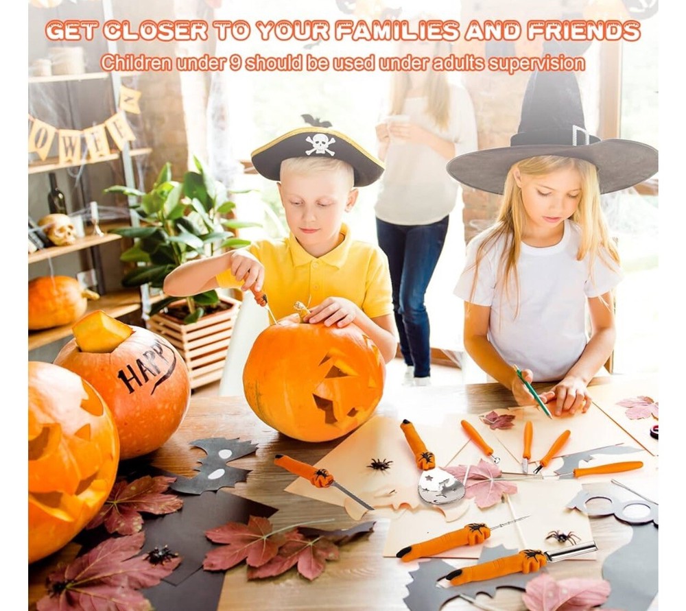 Halloween Pumpkin Carving Tool Kit