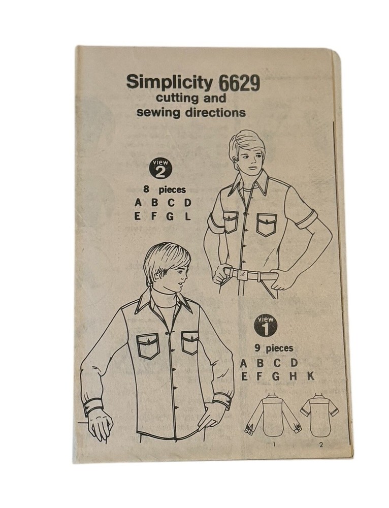Simplicity 6629 Sewing Pattern Size 38 - 48 Metrix UNCUT No Outer Envelope READ