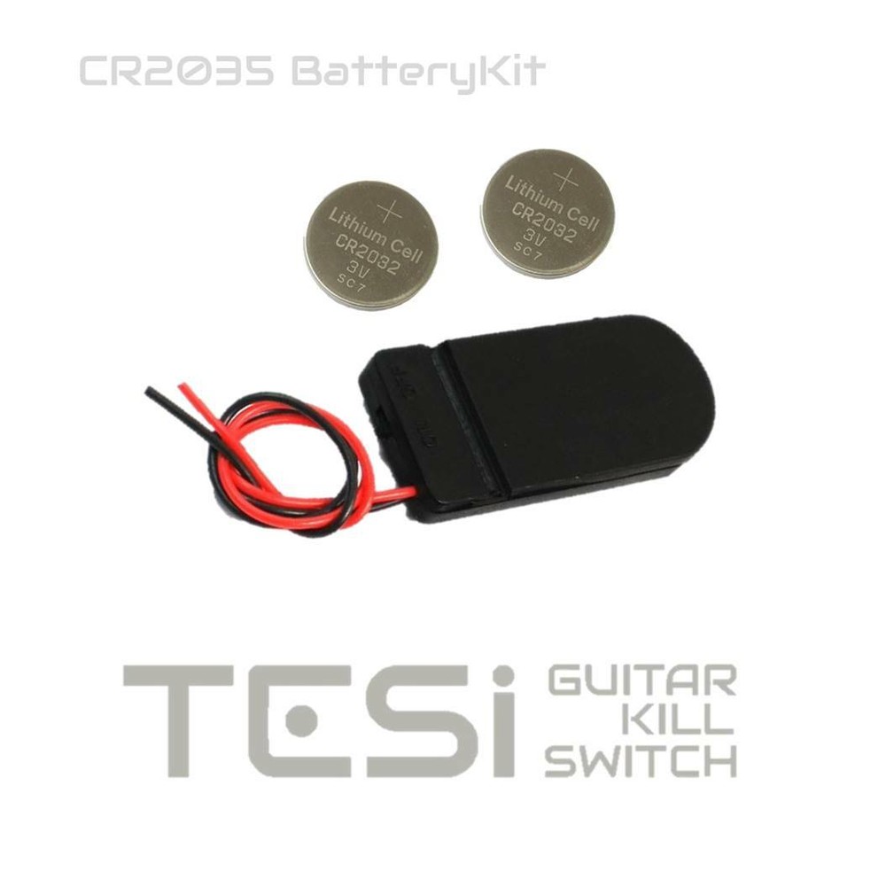 Tesi Switch FLATBAT CR2032 6V Battery Pack - Black