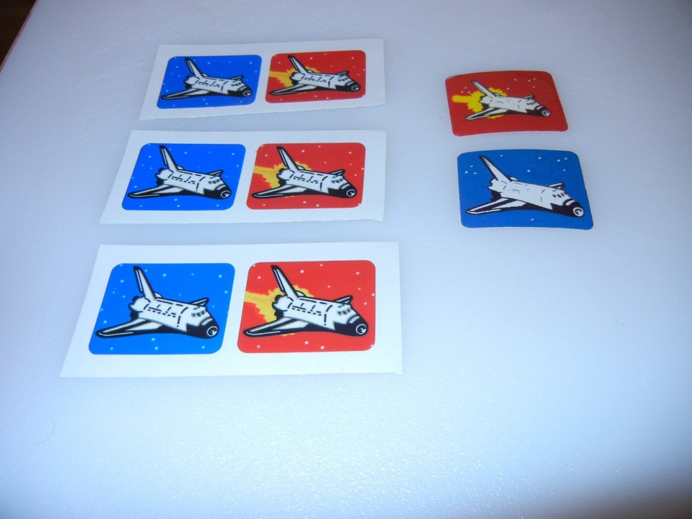 Williams Space Shuttle Spinner Two Decal Set - NOS