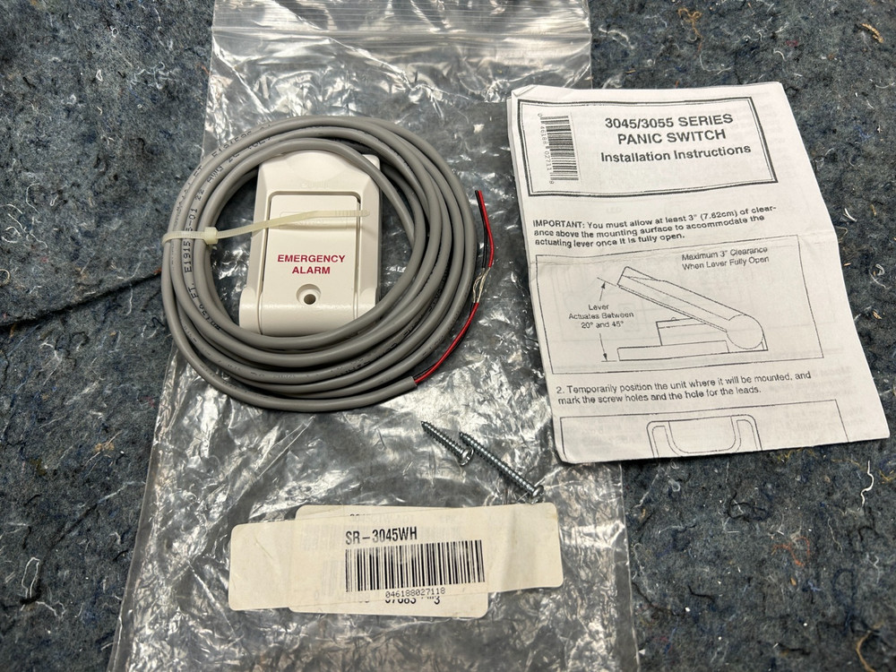 GE Security 3045-WH Sentrol Wall-Mount Panic Switch