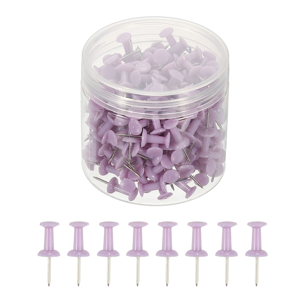 Drawing Tips, Plastic Head with Steel Tip, 200Pcs, Purple