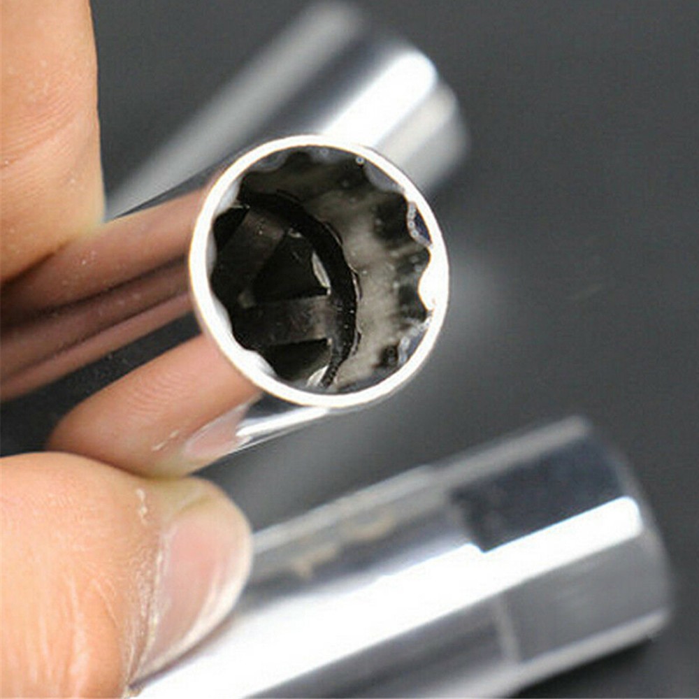 1PCS Spark Plug Socket Removal Tool Thin Wall 12 Points 14mm Magnetic 3/8" Drive