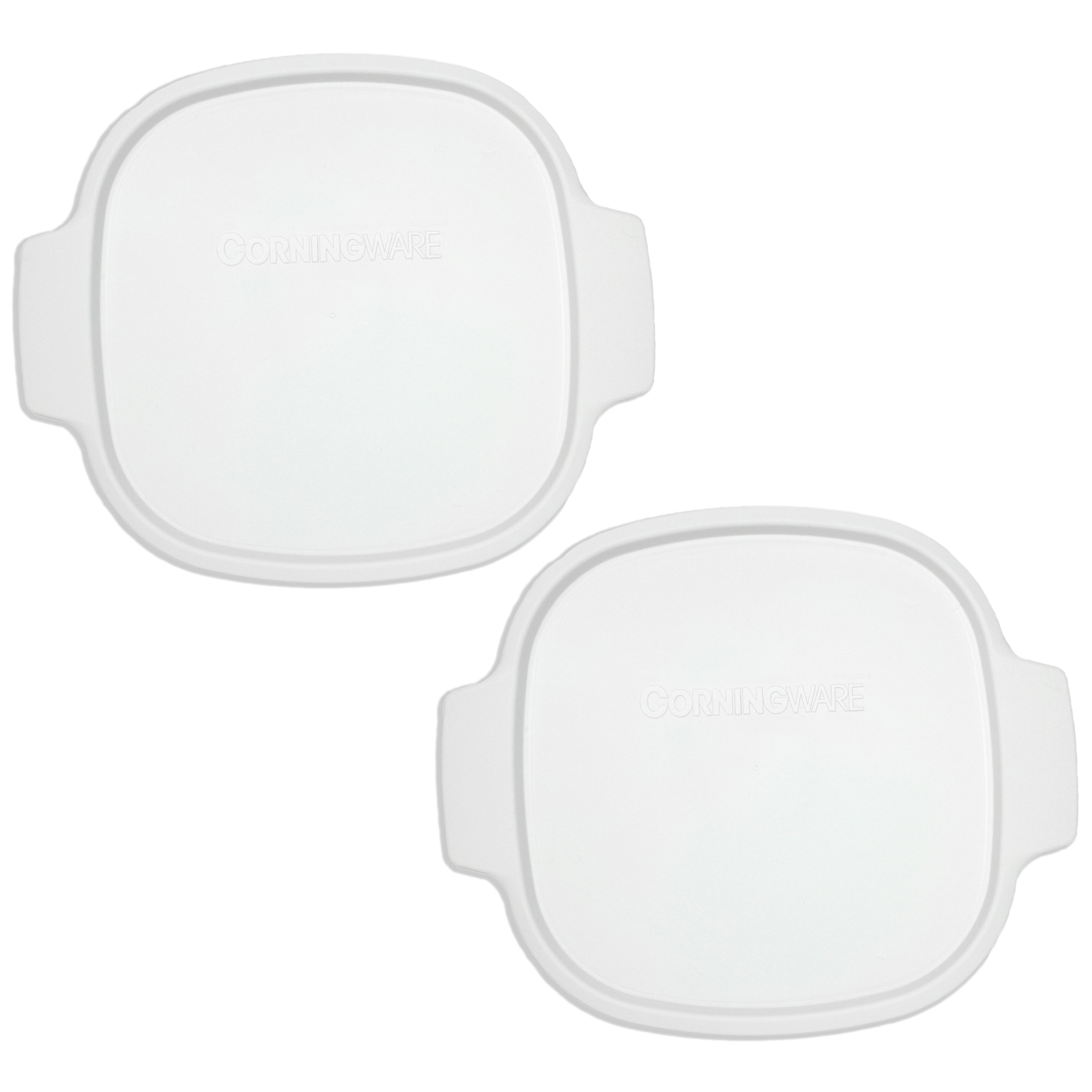 Corningware A-2-PC Square 2qt & 3qt Food Storage Replacement Lid (2-Pack)
