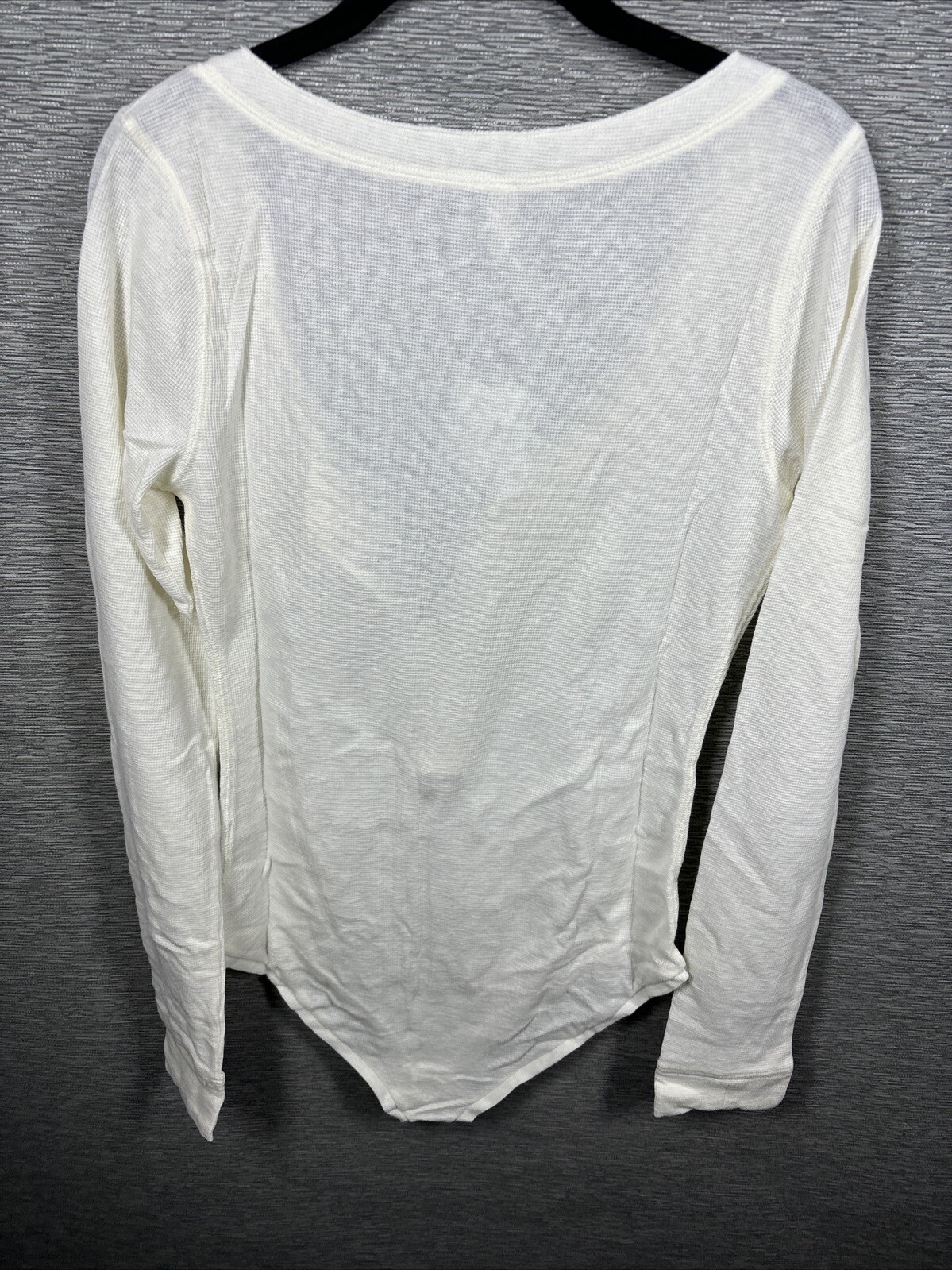 NEW Intimately Free People Dylan Thermal Bodysuit Ivory Size L