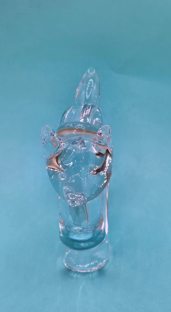 Crystal Cat in a Ring Shape Hand-made pristine condition