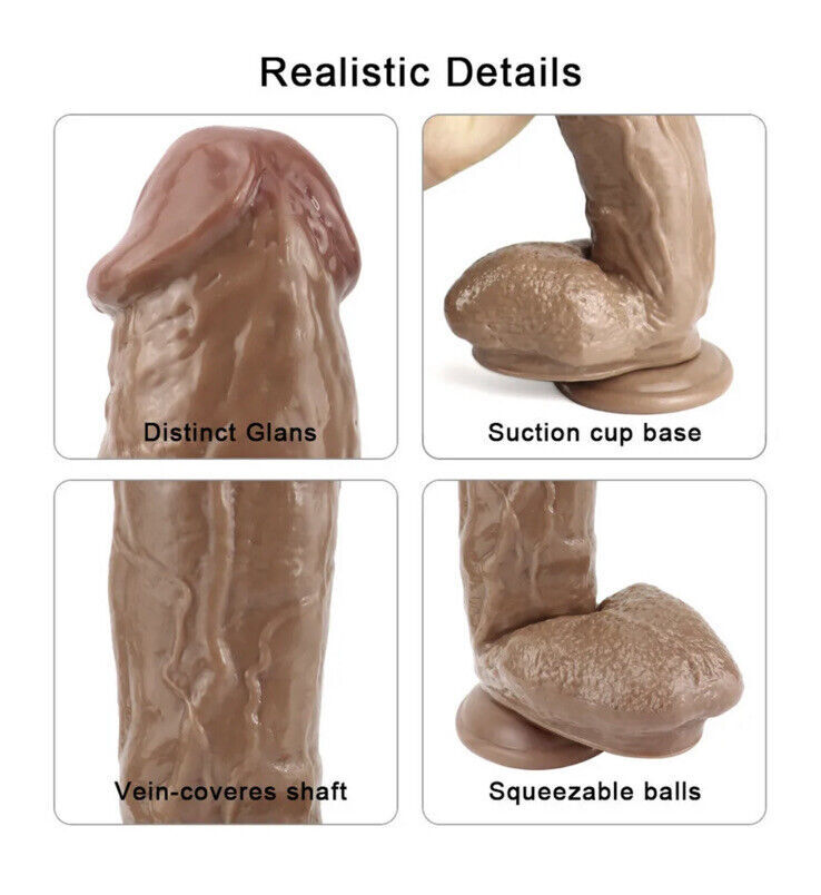 12.6 Inch Huge Big Dildo Suction Cup Realistic Penis Dong G-spot Sex Toys Women