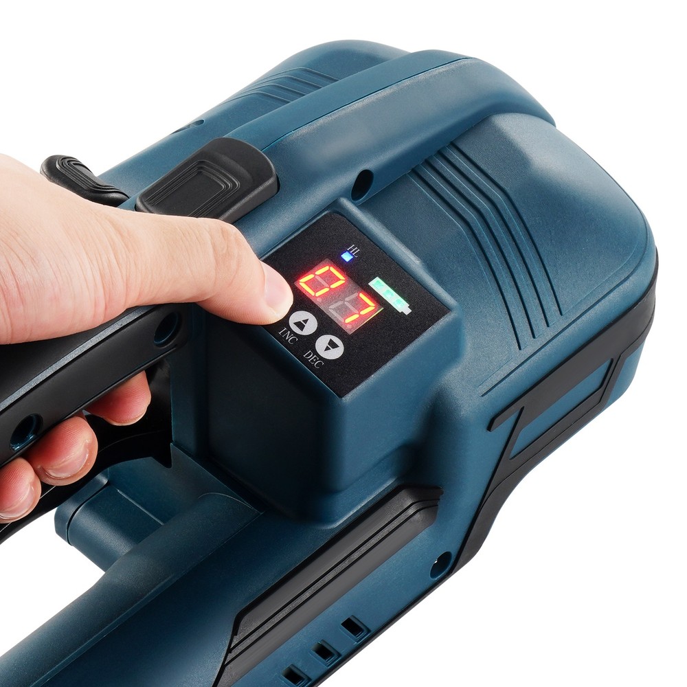Electric Strapping Machine for PP/PET Straps, Digital Display