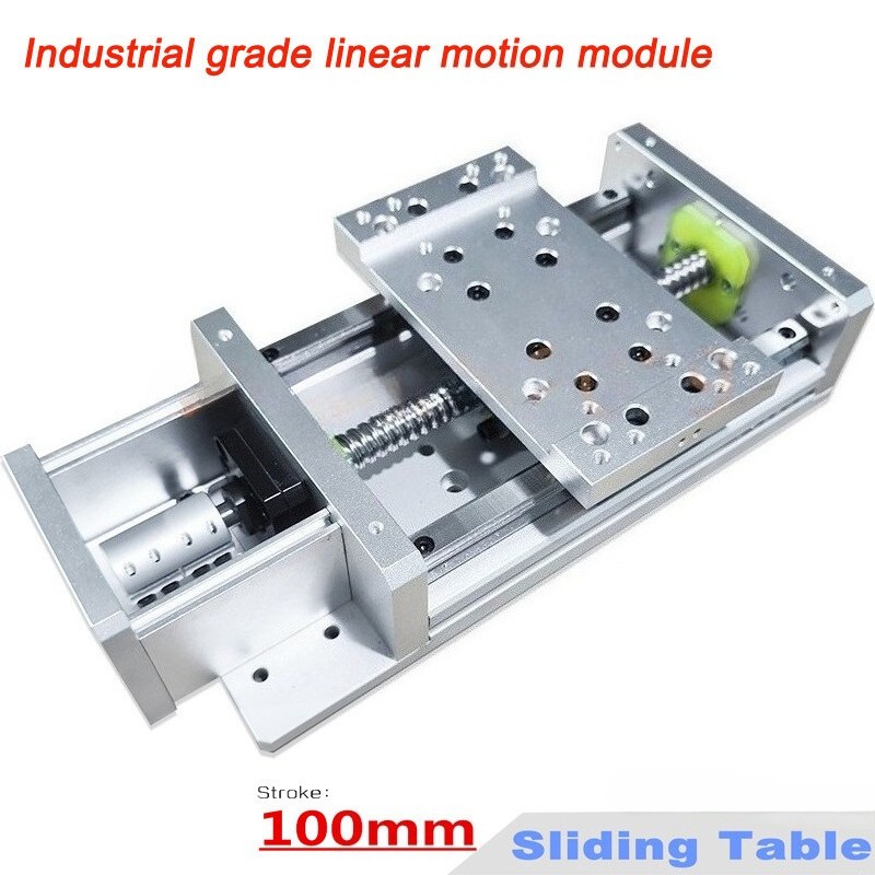 Electric Linear Rail Ballscrew Module Motorized Sliding Table Actuator 8*10m CNC
