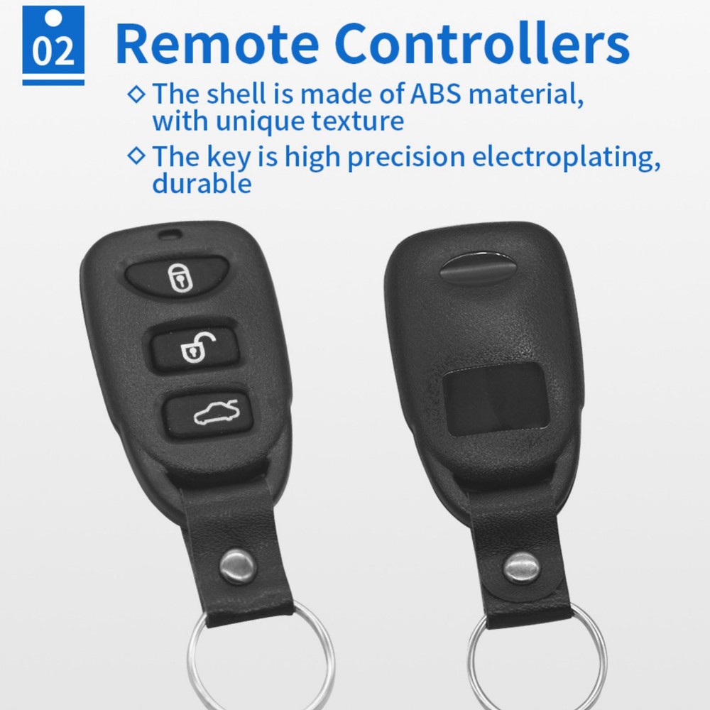 Universal Car Remote Central Kit Door Lock Locking Keyless Entry System DC 12V