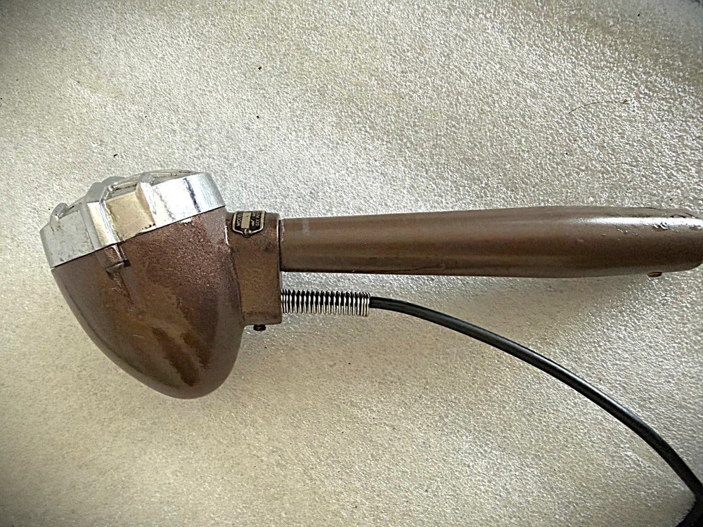 Vintage 1930's Astatic Model A Brown Bullet Microphone, restored, works great!