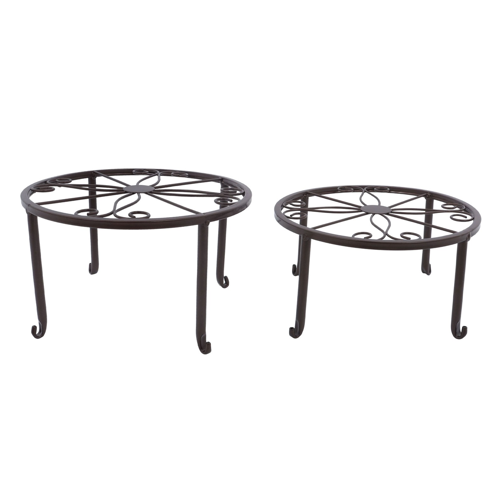 Metal Plant Stand Heavy Duty Flower Pot Stands For Outdoor Indoor Plants 5 Pack