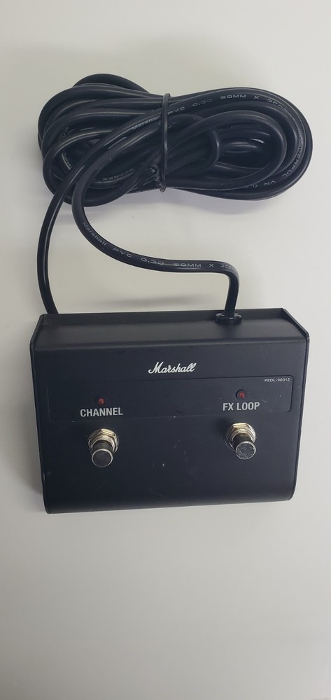 Marshall Footswitch PEDL-90012 2-Button Channel FX Loop Guitar Amp Controller