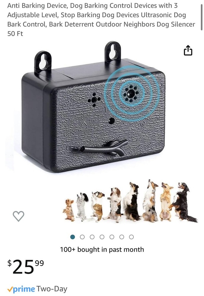 Anti bark Device