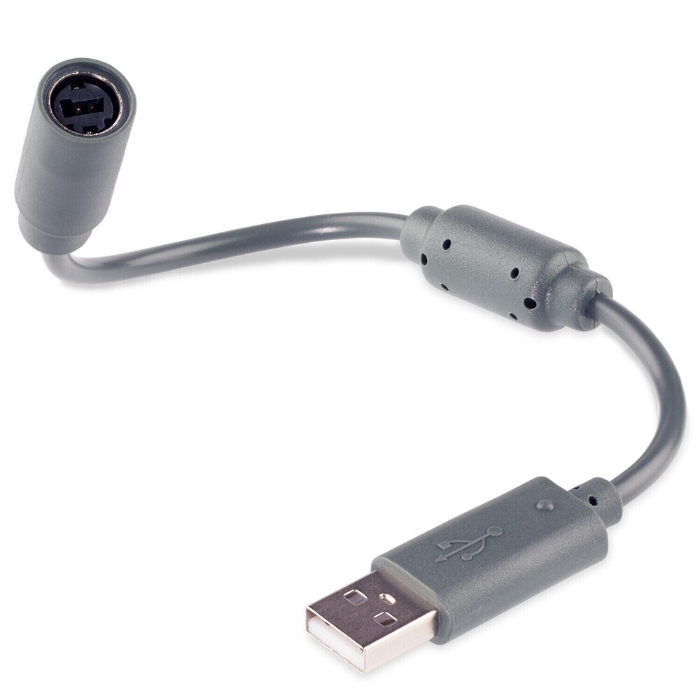 6x Dongle USB Breakaway Cable Cord Adapter For Xbox 360 PC Wired Controller Plug