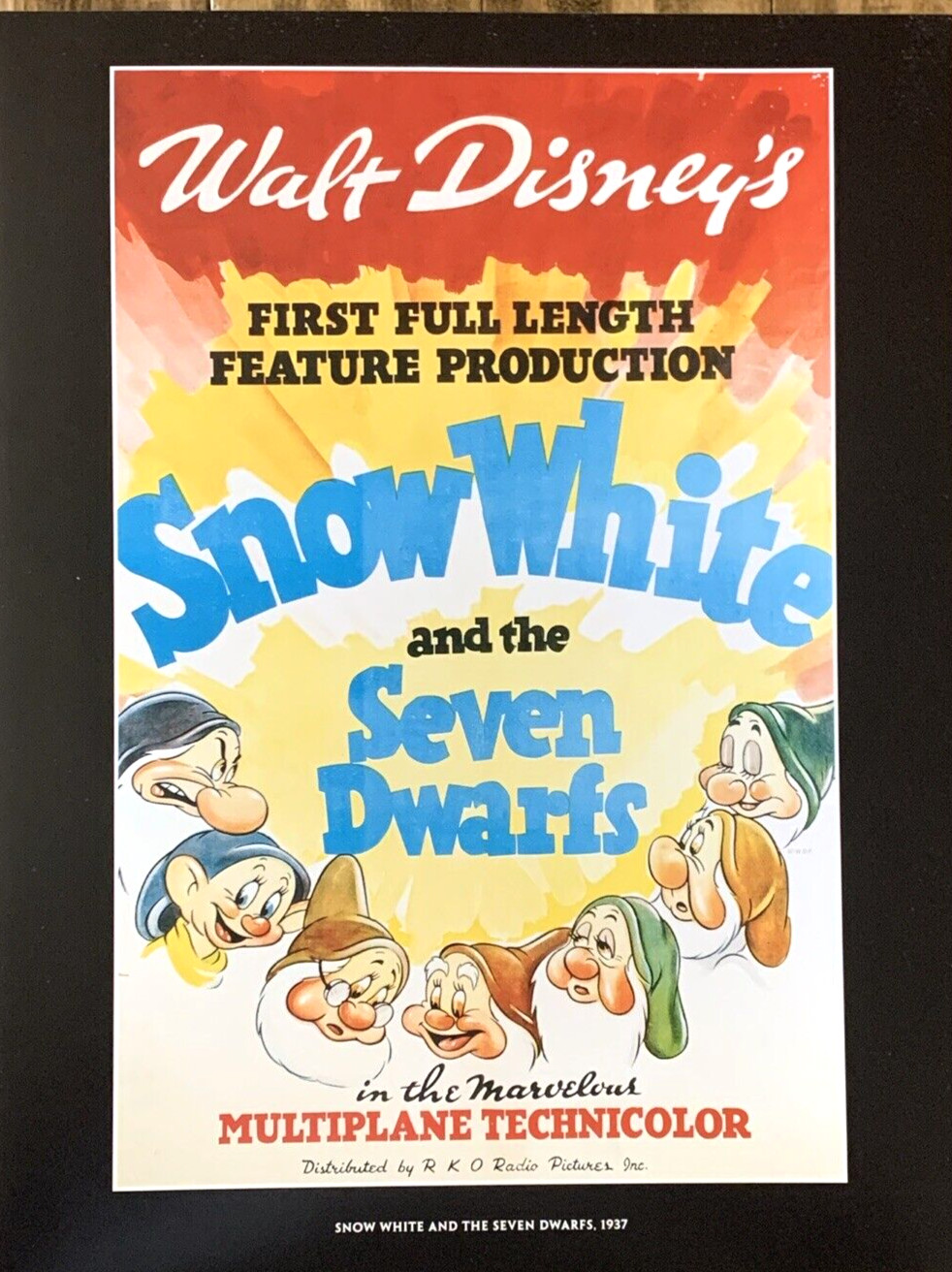 Snow White and the Seven Dwarfs 1937 Movie Poster #0024
