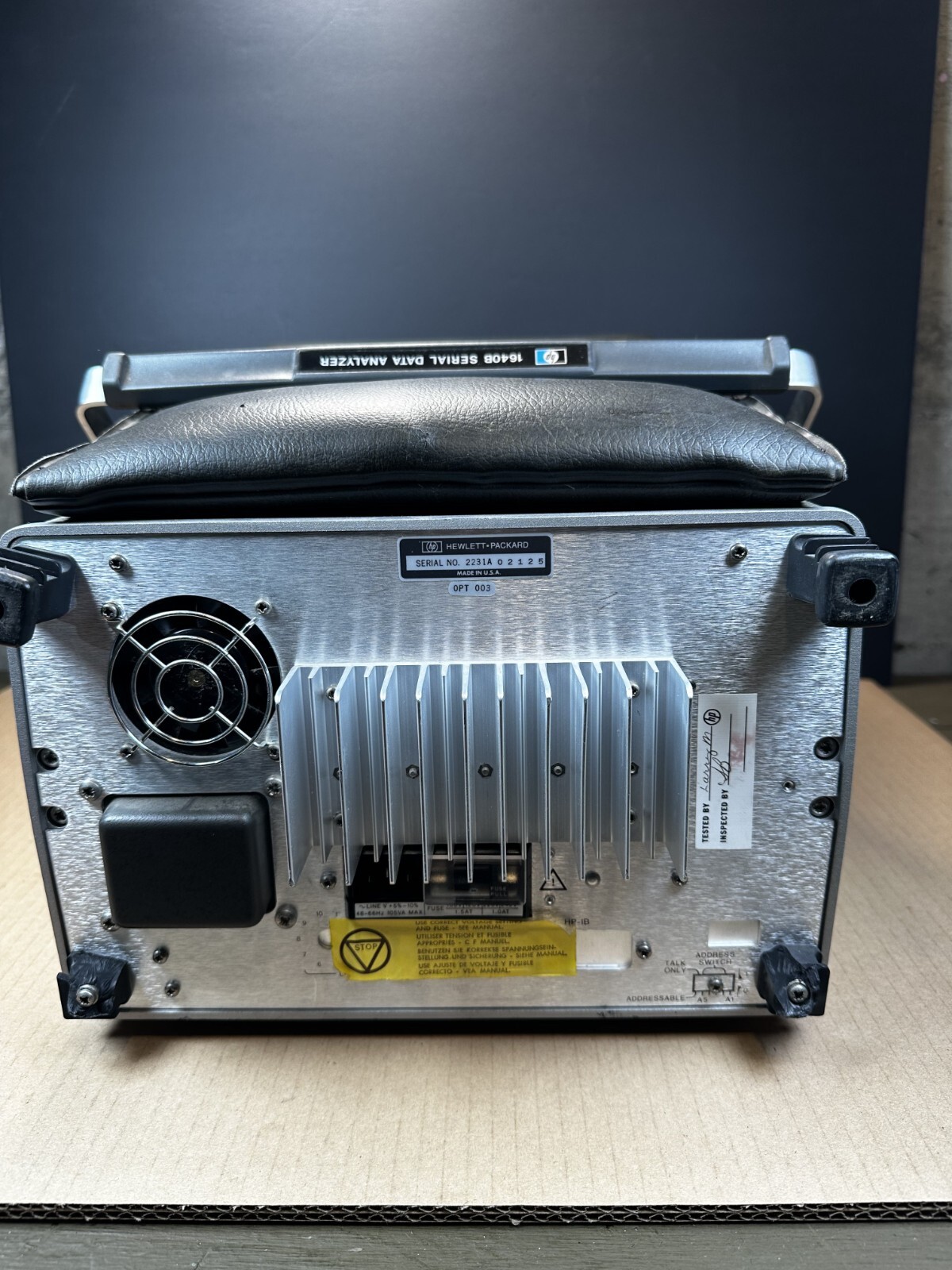 HP 1640B Serial Data Analyzer Hewlett Packard Works Ships Fast!!!