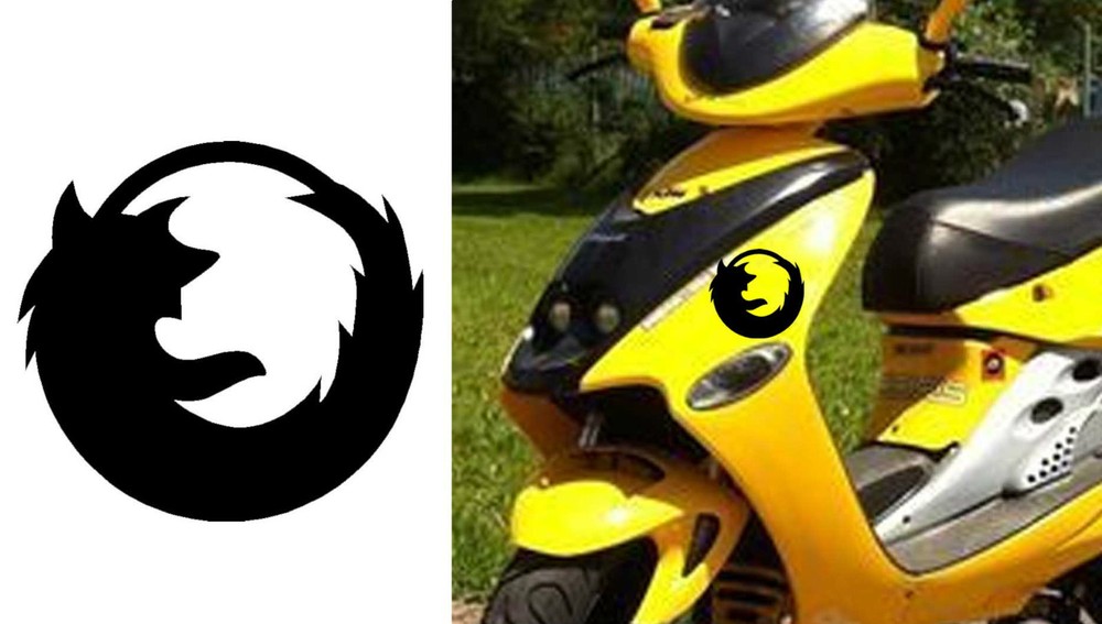 Firefox, Sticker Vinyl