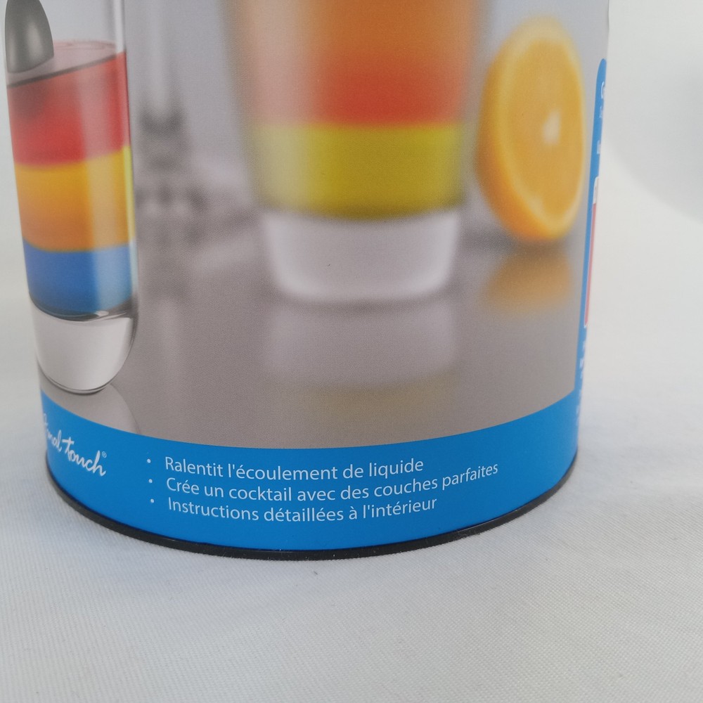 Final Touch Rainbow Cocktail Layering Tool Perfect Layered Drinks New