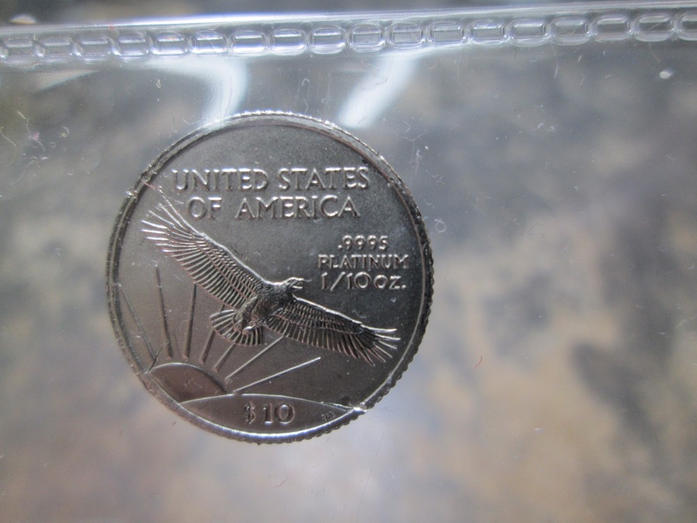 1998 $10 1/10 oz Platinum Eagle $10 UNCIRCULATED CONDITION
