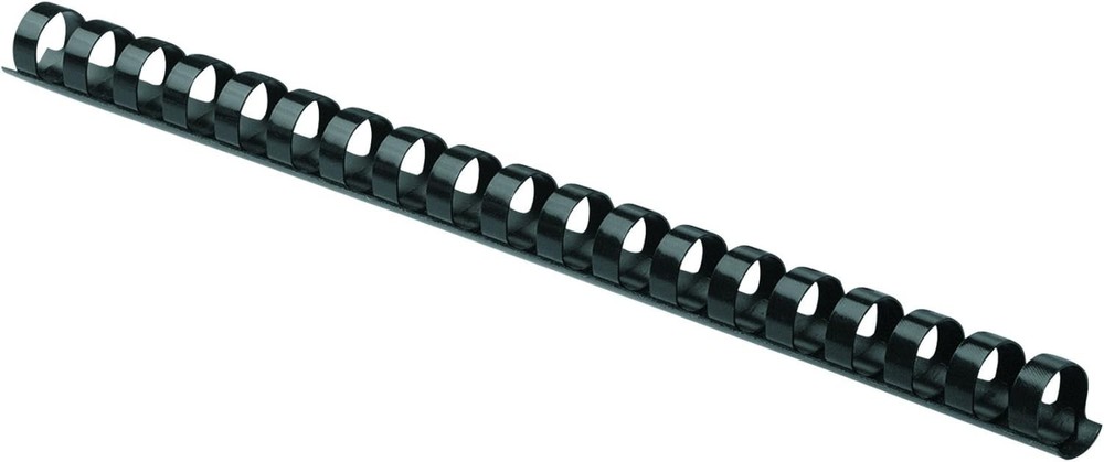 Durable 5/8 Inch Black Binding Combs 25 Pack - Ideal for Reports & Presentations