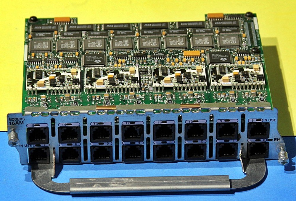 NM-16AM Cisco 16-Port Analog Modem Network Module