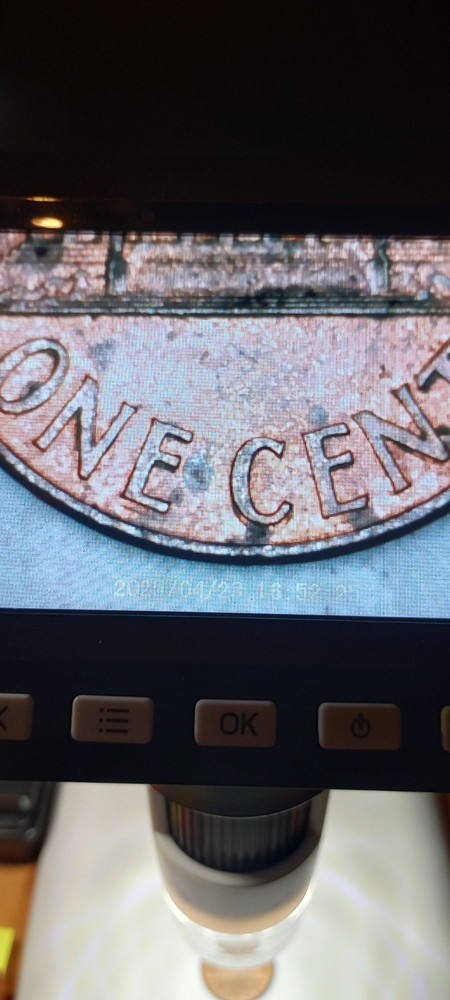 1993 1c Double Die Error  #104