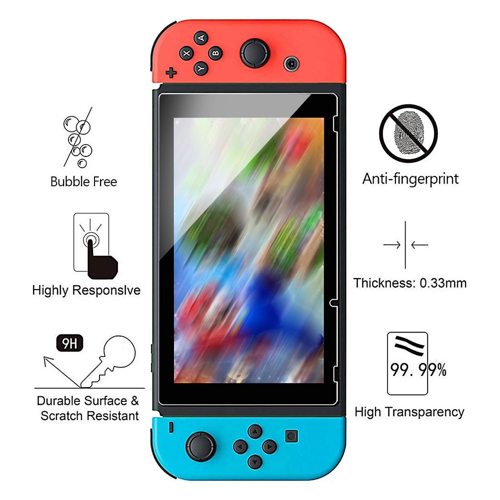 Clear Protective Hard Case Anti-Scratch Shell Cover for Nintendo Switch Console