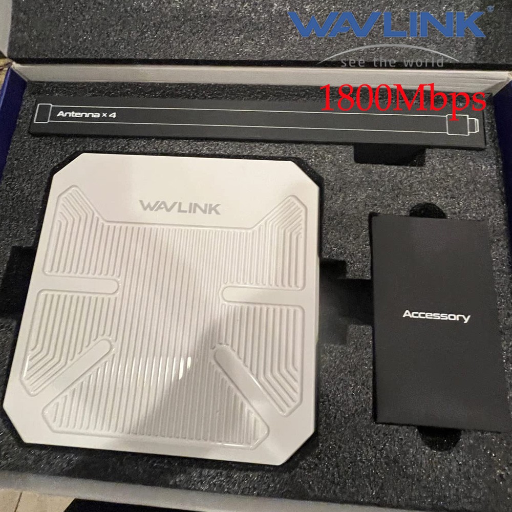 AX1800 Wireless Extender Outdoor WiFi6 Router Repeater High Speed Indoor/Outdoor