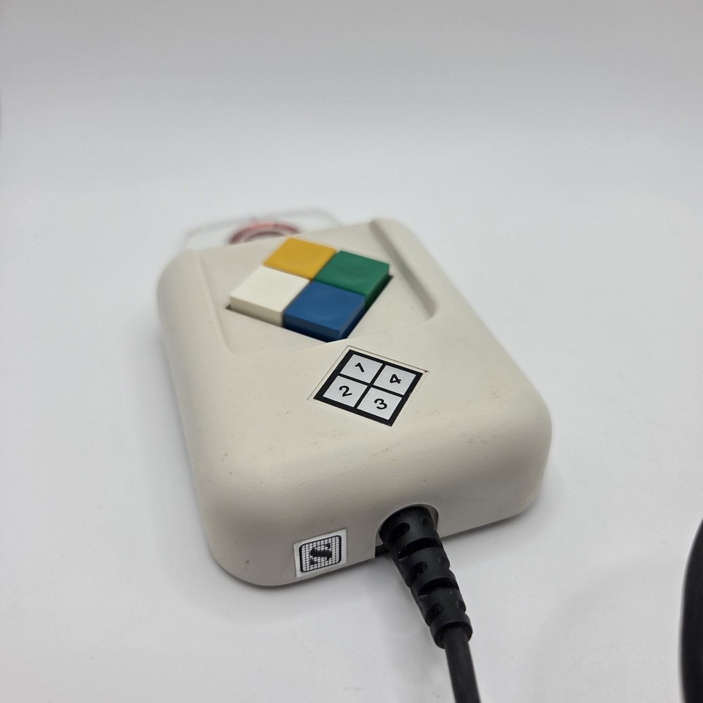 Summagraphics 29-0099 4-Button Cursor / Puck for Digitizer Tablets 1986