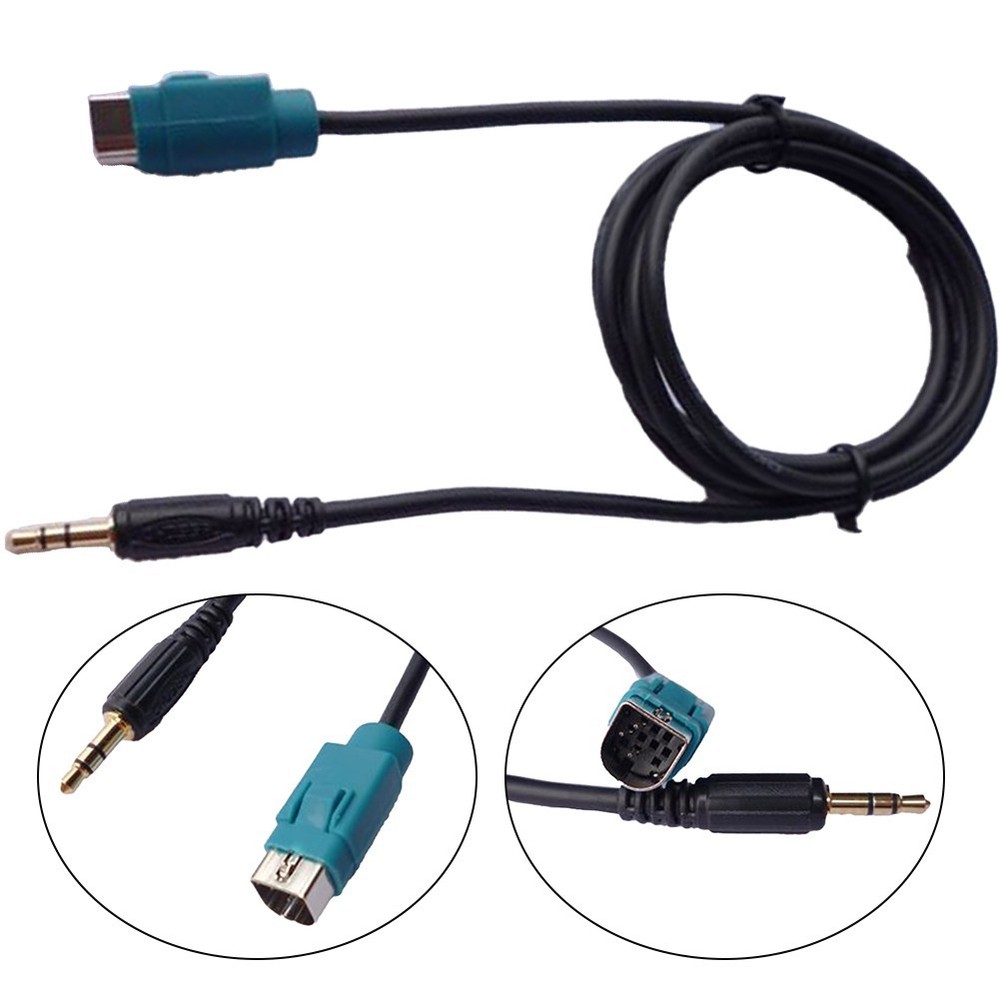 Adapter ABS Sync/Charge Cable 3.5mm Car Cable AUX Jack Cable Accessories