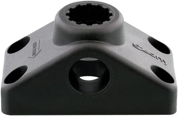 Scotty #241-BK Side Deck Mounting Bracket (Black) Small, Black