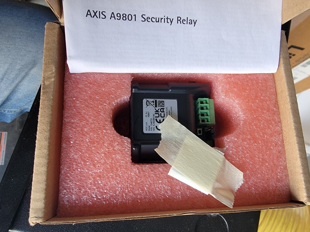 Axis Communications 5801-141 Security Relay Box A9801