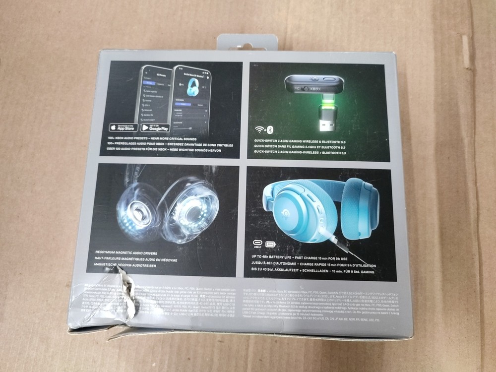 Steelseries 61691 ARCTIS NOVA 3X WIRELESS AQUA GAMING HEADSET