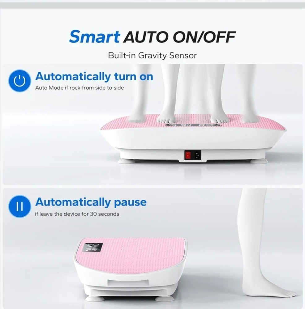 MERACH Slim Vibration Plate Quiet Compact Vibration Plateform Exercise Machine