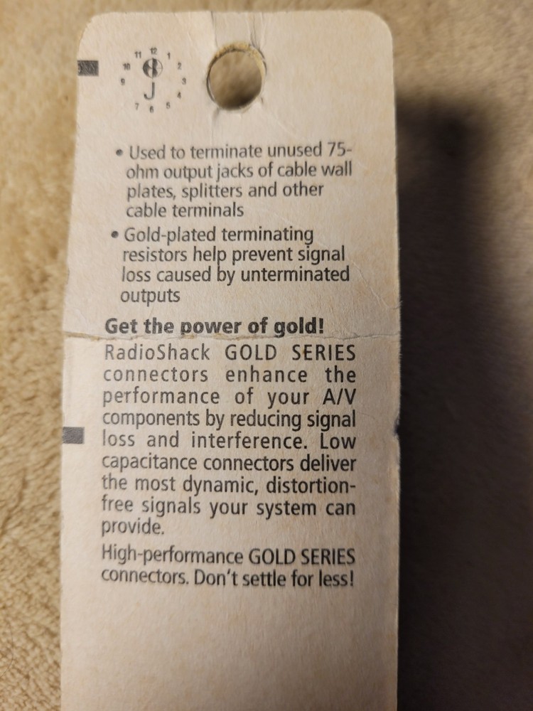 RadioShack Terminating Resistors 2 Pack