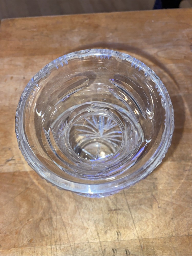 Lead Crystal Flared Vase 5 3/8" Tall
