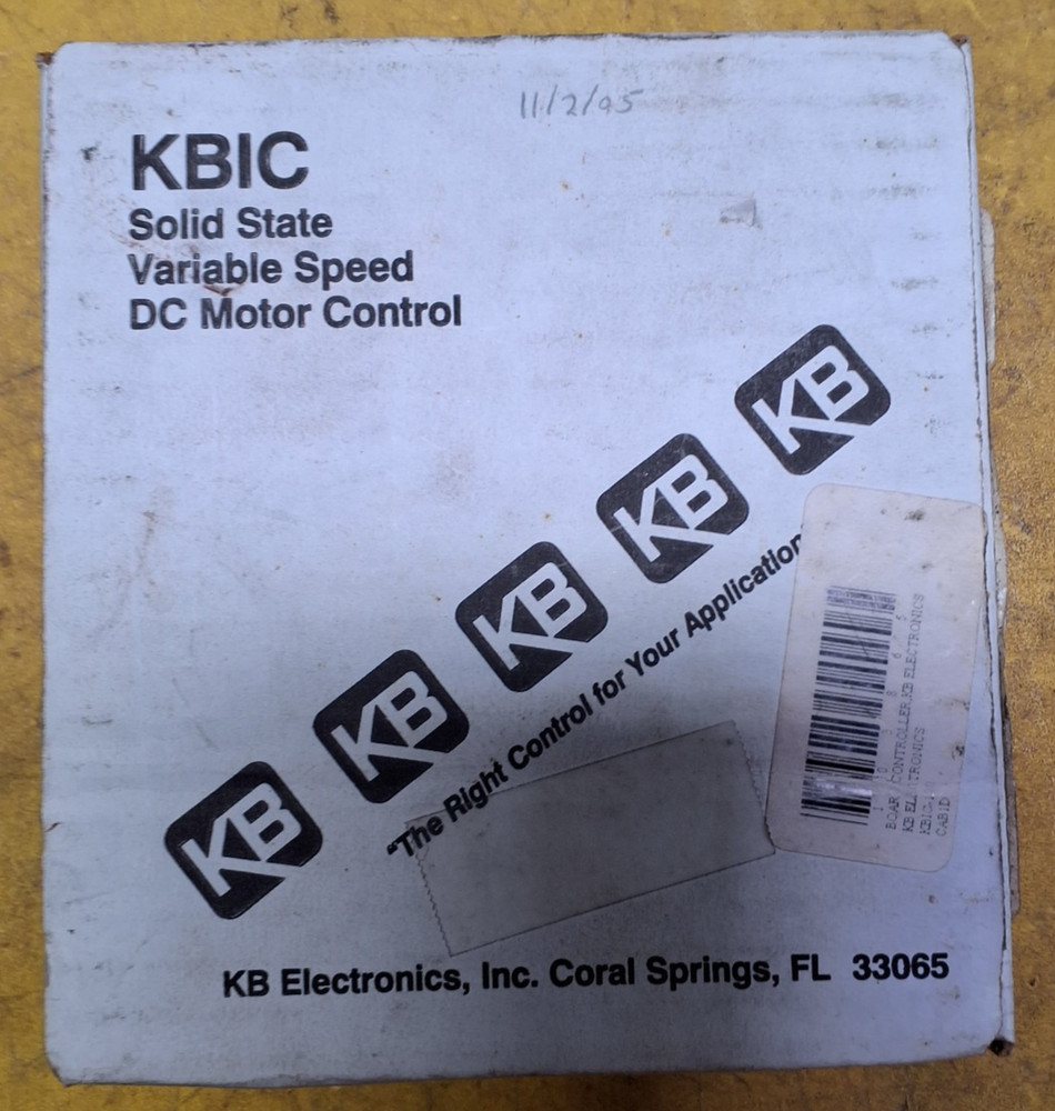 KB Electronics KBIC-120 9429A DC Motor Speed Control
